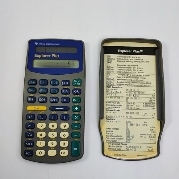 Texas Instruments Calculator Needs work for parts - Picture 13 of 13